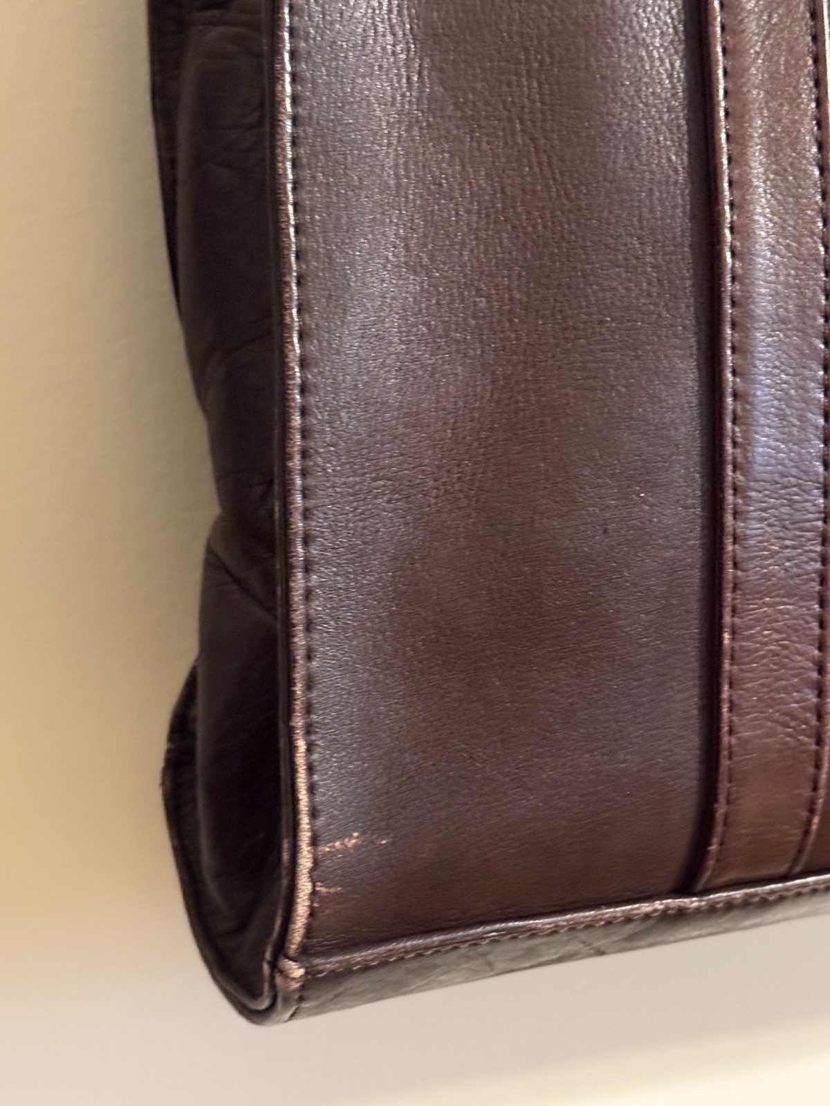 LATICO Leather Brown Structured Double Handled Sh… - image 15