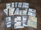 153 Stamps, 63 Covers United Kingdom UK Royal Crown First Day Cover Postmark Lot