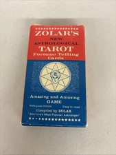 ZOLAR'S NEW ASTROLOGICAL TAROT FORTUNE TELLING CARDS, #631, Full 56 Cards, 1963