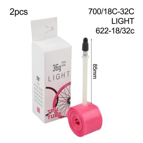 Enhanced Puncture Resistance Road Bike Tubes 700x1832C For Presta Valve - Picture 12 of 33