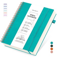 A4 Spiral Notebook, College Ruled Notebook Journal, 8.5  x 11  , 320 Pages Lea...