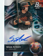 2023 Bowman Platinum Silas Ardoin Top Prospects Auto #TOP-88 Orioles