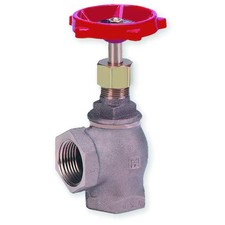 Milwaukee Valve 504 1 1/4 Angle Globe Valve, Class 125, 1-1/4 In.