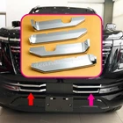 For Nissan Armada 2025 2026 ABS Chrome Car Front Bottom Grille Grill Strip Trims