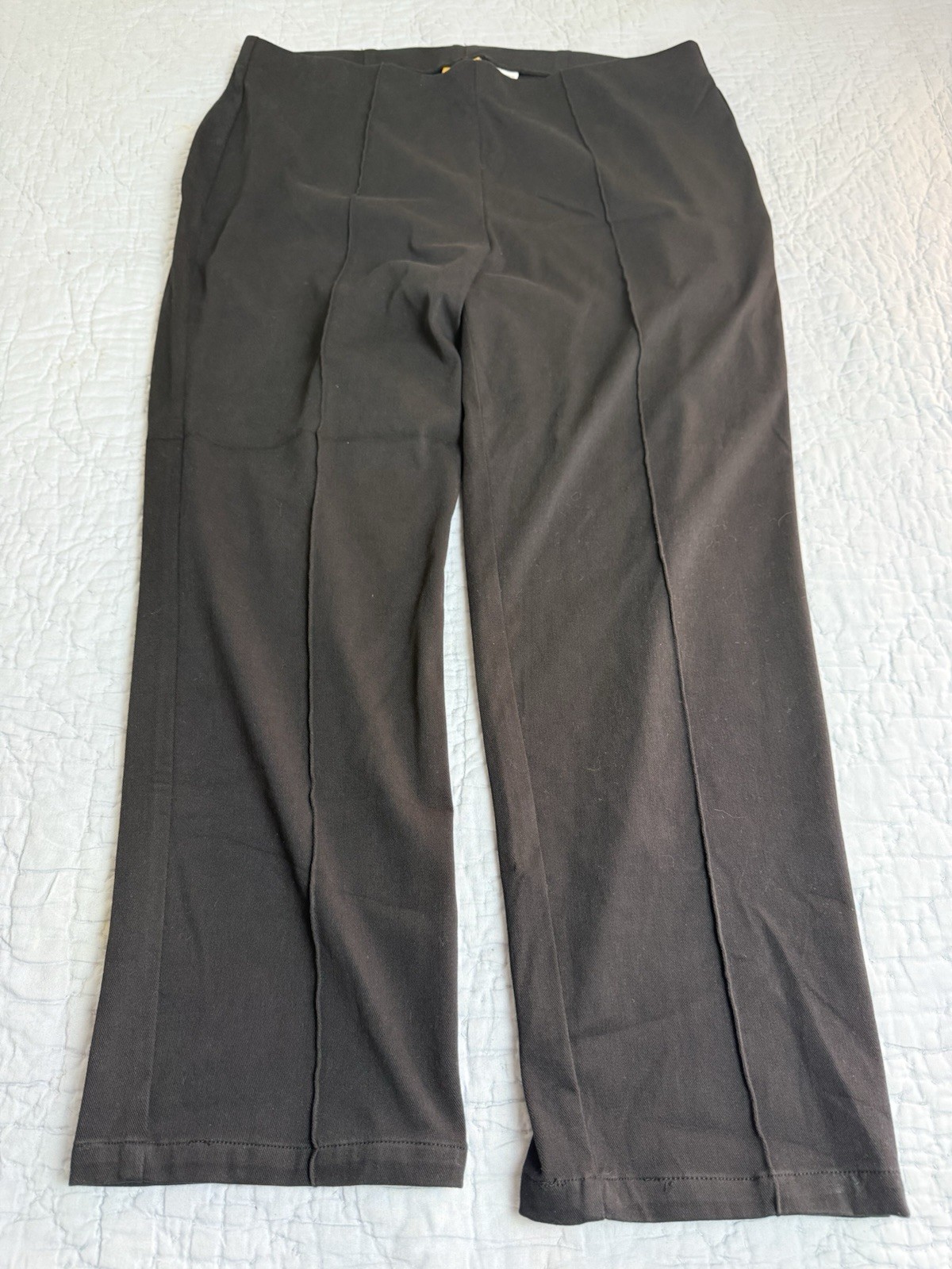 Ruby Rd. Pull On Straight Women's X-Large Black P… - image 1