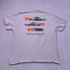 Mecum Auctions Graphic T Shirt Men's Gray Short Sleeve Cars Collectible Tee L