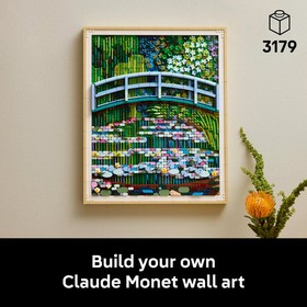 LEGO Art Claude Monet Bridge Over a Pond of Water Lilies SET 31220 BRAND NEW!!!!