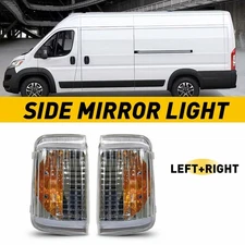 Mirror LED Signal Drive Light Passenger For ProMaster 2014-23 Ram 1500 2500 3500