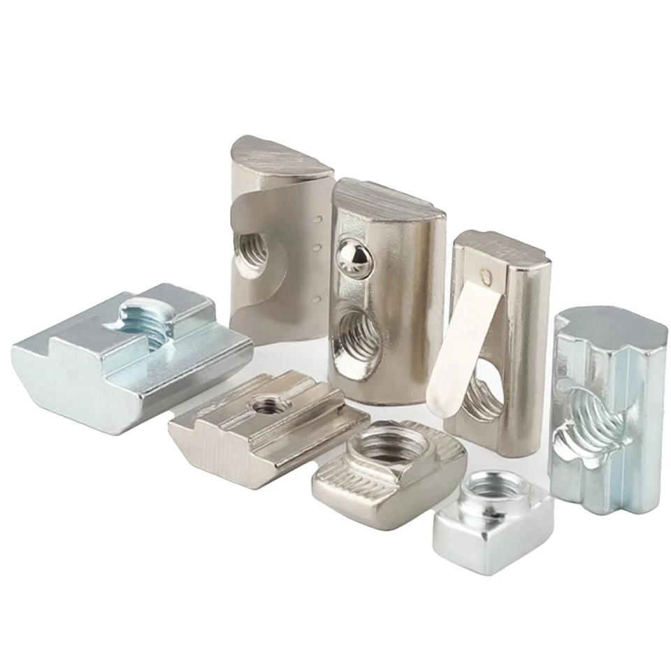 M3 M4 M5 M6 M8 M10 Vernickelt/Verzinkt Gleitmutter Schiebemutter Hammermutter - Bild 4 von 4