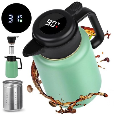 Thermoskanne Teekanne 1.8L Teekanne Thermo BPA-frei Premium Studio für Tee