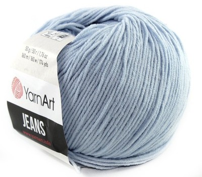 (48 /kg) 50g Baumwollgarn Yarn Art JEANS Amigurumi stricken häkeln 160m / 50g