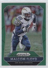 2015 Panini Prizm Green Prizm Malcom Floyd #118 1md