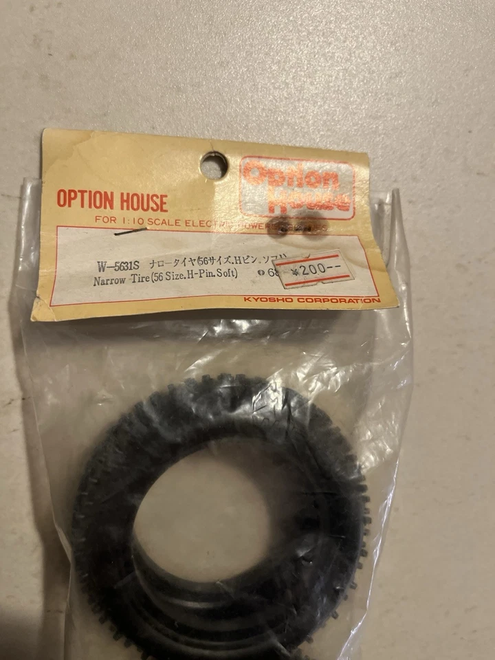 Vintage Kyosho Option House Tires 1/10 Buggy W-5631s - Photo 2/3