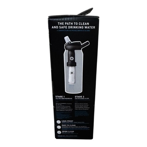 Camelbak Eddy + Lifestraw, Charcoal 20 oz/600ml Water Bottle with Filter - Picture 5 of 9