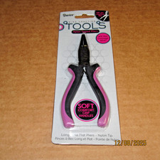 Brand New Darice Nylon Tip Long Nose Flat Pliers Wire Crafting Tools Comfort