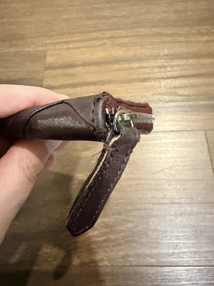 Cartera de cuero Burberry vintage. Foto 4 de 4