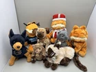 Vintage Garfield The Movie Plush TY Beanie Plush Lot Of 8