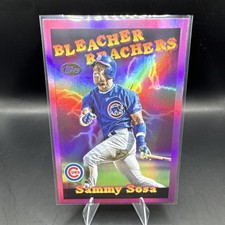 2025 Topps Update ⚾️SAMMY SOSA PINK Bleacher Reachers Insert #BR-6 Chicago Cubs