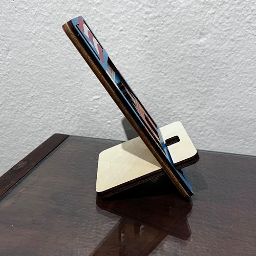 Supporto mobile in legno a tema Porto Rico - Foto 6 di 8