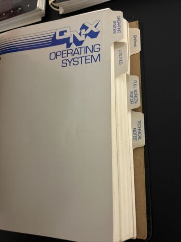 QNX Books X 3 Operating System Binder - Operating System & WATCOM C User Guide - Picture 5 of 18