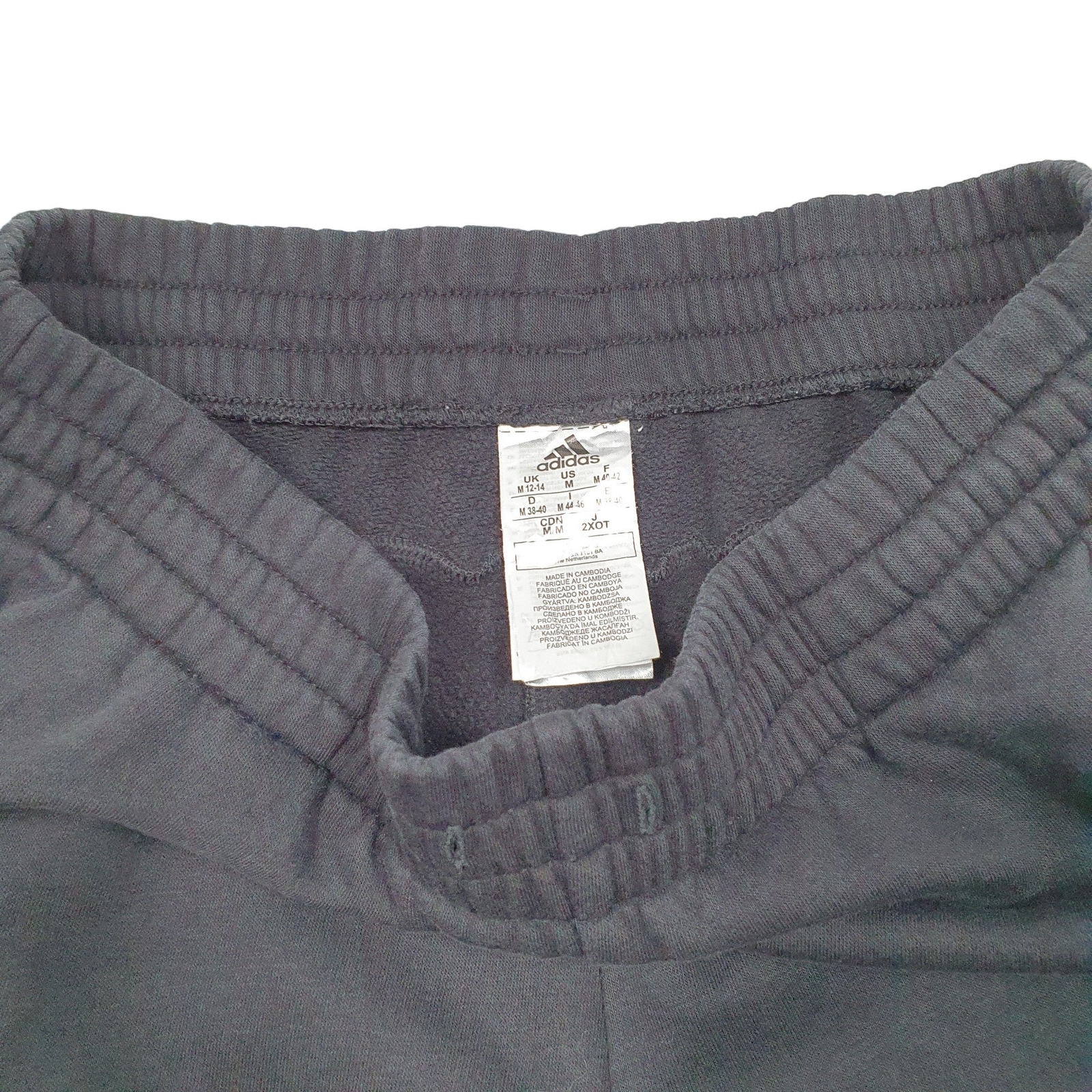 ADIDAS Jogger Trousers Cotton  &  Polyester Black Womens  M image 2
