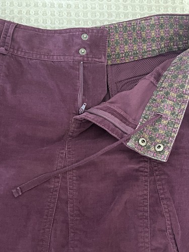 Athleta Whenever Corduroy Skirt Womens 6 Wine Fit Flare A Line Athleisure Panel - Picture 10 of 17