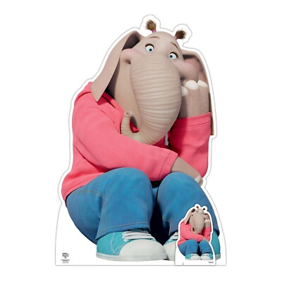 Meena the Elephant from Sing 2 Official Cardboard Cutout Lifesize and Mini