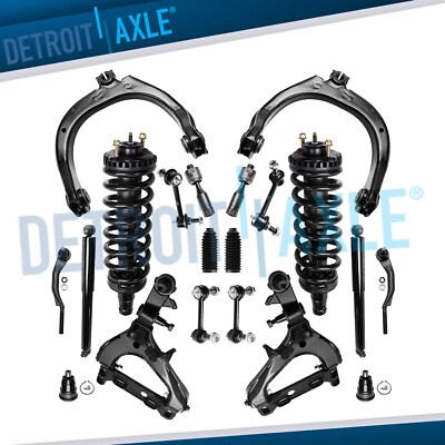 For Chevy Trailblazer GMC Envoy Buick 9-7X Front Struts Rear Shocks Control Arms