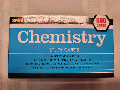 Spark Notes Chemistry Study Cards, box of 600