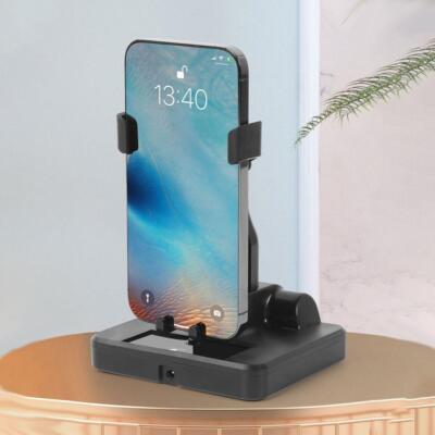 Mobile Phone Automatic Step Shaker ﻿ Desk Mute Swing Mobile Phone Stand Holder 