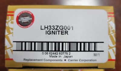 OEM LH33ZG001 Carrier Payne Bryant Hot Surface Igniter Ignitor HSI