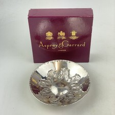 Vintage Solid Silver 12.8cm Dish 126g Asprey & Garrard London