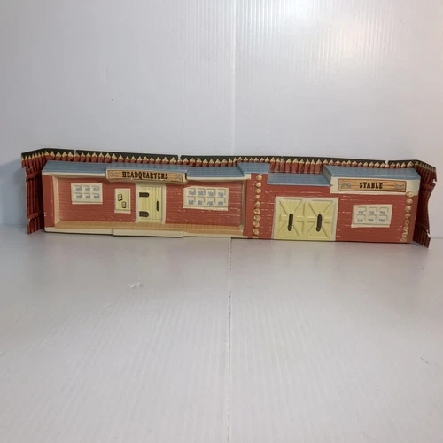 Marx Fort Apache Headquarters and Stable Back Wall Replacement Part