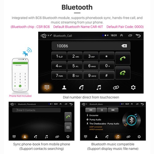 Radio estéreo para automóvil Android 11.0 GPS doble 2Din 10.1" Wifi OBD2 reproductor de enlace espejo - Imagen 6 de 12