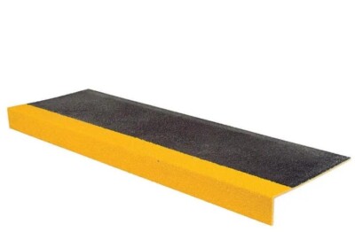 (3) Consav 271798 FRP Step Covers Tread Yellow/Black 32'' x 13.5''
