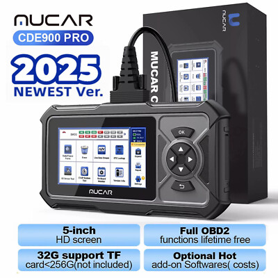 MUCAR CDE900 PRO OBD2 Scanner Code Reader Car Diagnostic Scan Tool Check Engine 