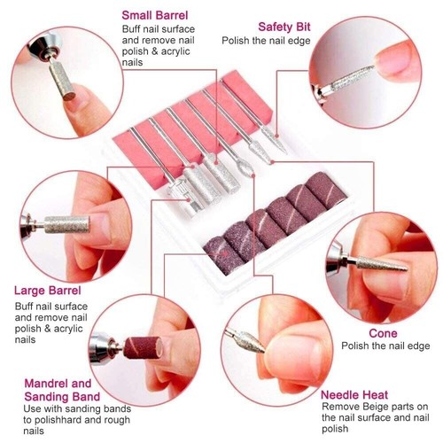 Professional Toe Nail Grinder For Thick Toenails Set Self Manicure And Pedicure - Picture 13 of 16