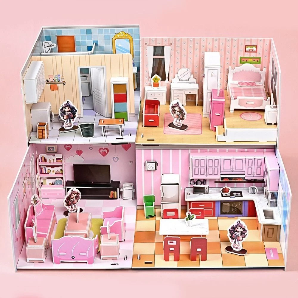 Paper dollhouse kit deals