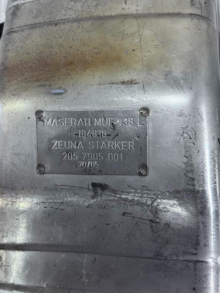 02-07 MASERATI SPYDER 4.2 LEFT/RIGHT EXHAUST MUFFLER OEM# 205 7905 001