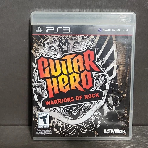 Guitar Hero Warriors of Rock PlayStation 3 PS3 Game CIB
