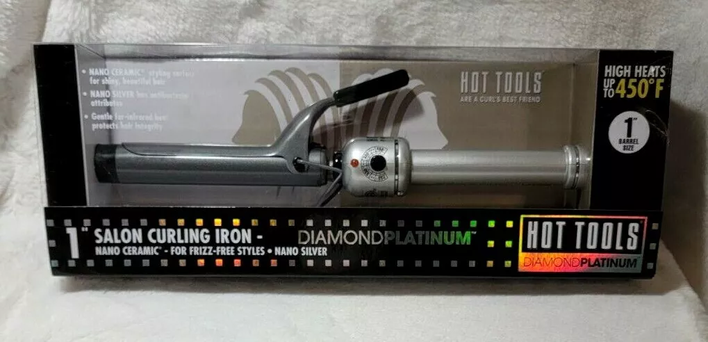 Nano silver top curling iron