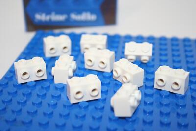 Lego (c) 10x Konverter Snot - 1x2 - weiß - 52107 - brick converter