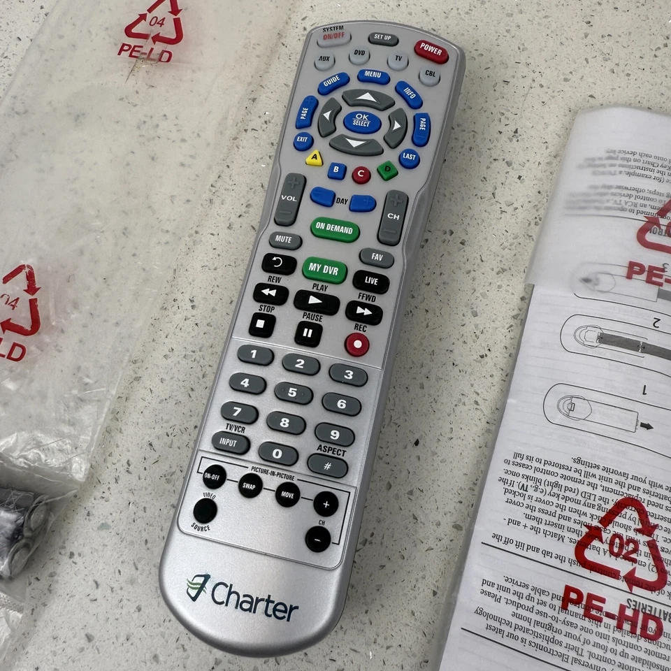 CHARTER CABLE BOX Digital TV REMOTE CONTROL HDTV DVR ON Demand - FAST SHIPPING - Image 3 of 4