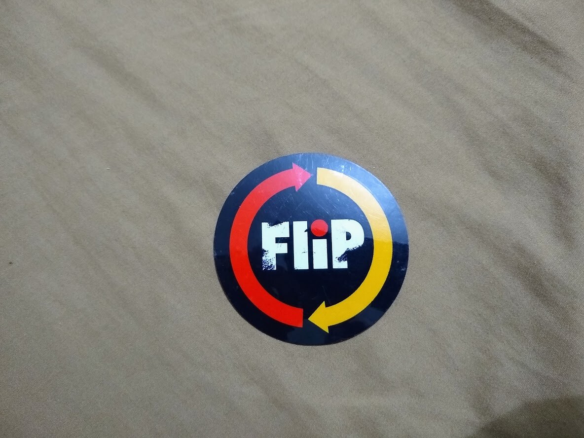Flip Skateboard Company - Round Sticker - 2.5" - 1990's *Rar
