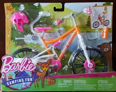 barbie camping fun bike