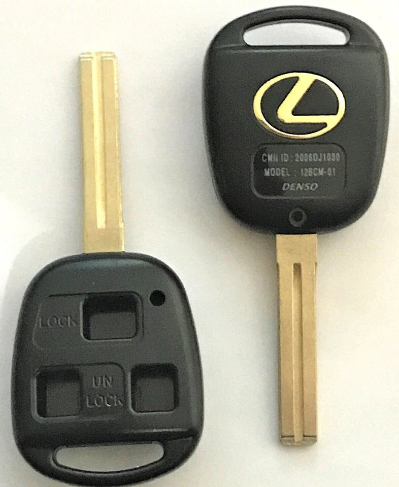 200 Lexus 3 Button Remote Head Key Shell TOY48 (Short) + SCREWDRIVER USA STOCK - Image 4 of 4