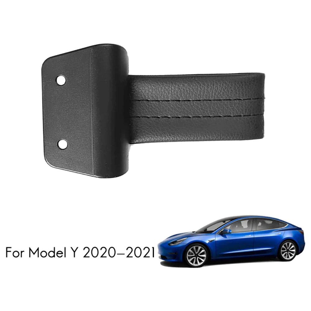 Tesla Model Y Trunk Strap Handle Leather 2020-2024-image