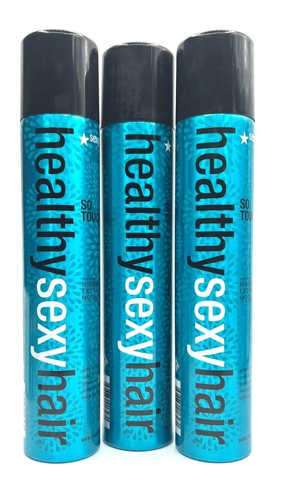 3 x Healthy Big Sexy Hair So Touchable 310 ml Federleichtes Haarspray