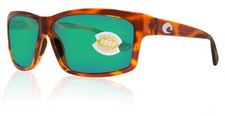 Costa Del Mar Cut Tortoise Frame Green Mirror 580 Plastic Polarized Lens