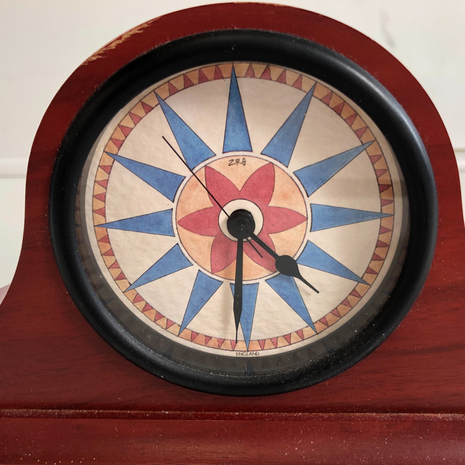 ZIRO Antique Look Wooden Mantel Clock Made in England eBay